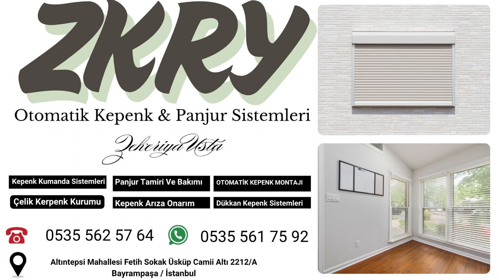 Bayrampaşa Panjur Kepenk Tamiri